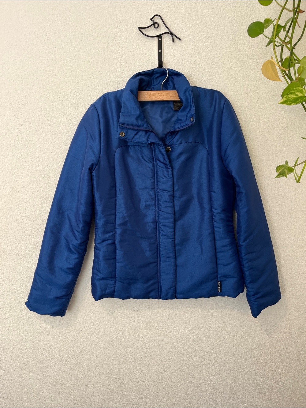 Vintage DKNY Royal Blue Puffer Jacket sz S